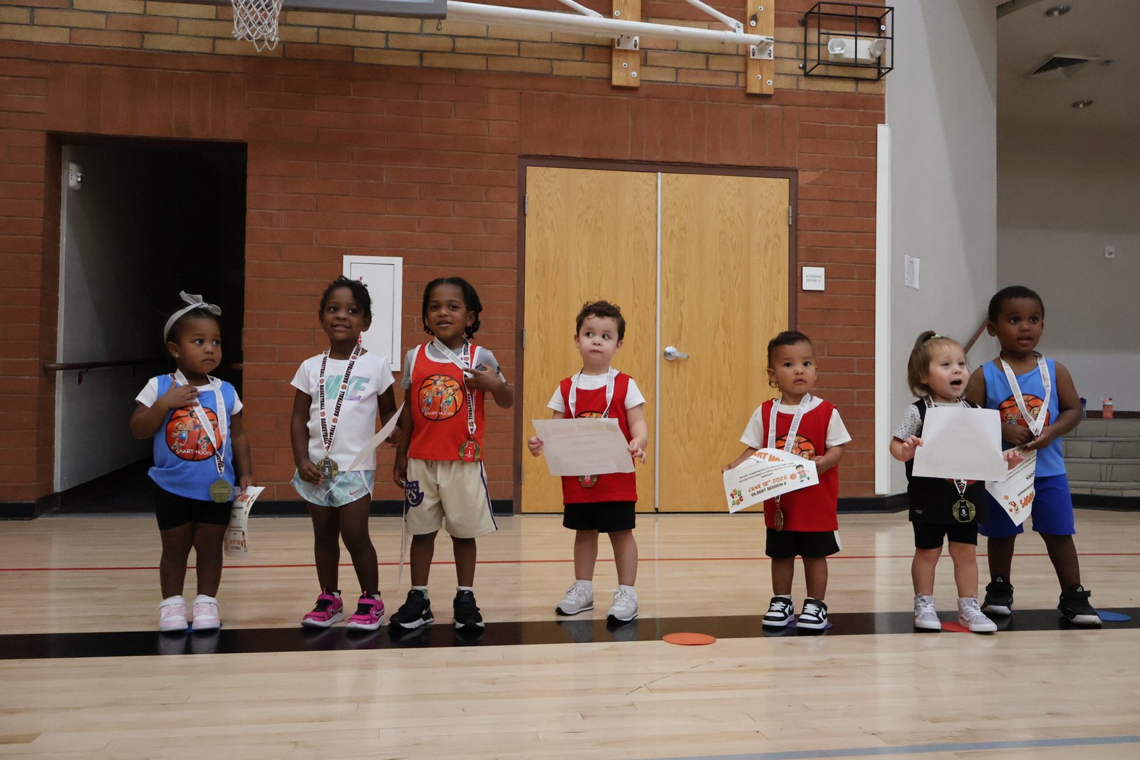 Smart Hoops medal ceremony